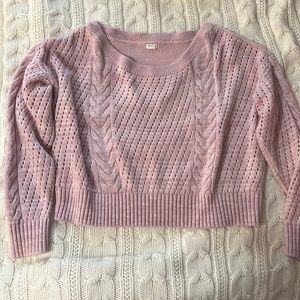 Garage cropped Knitted Sweater